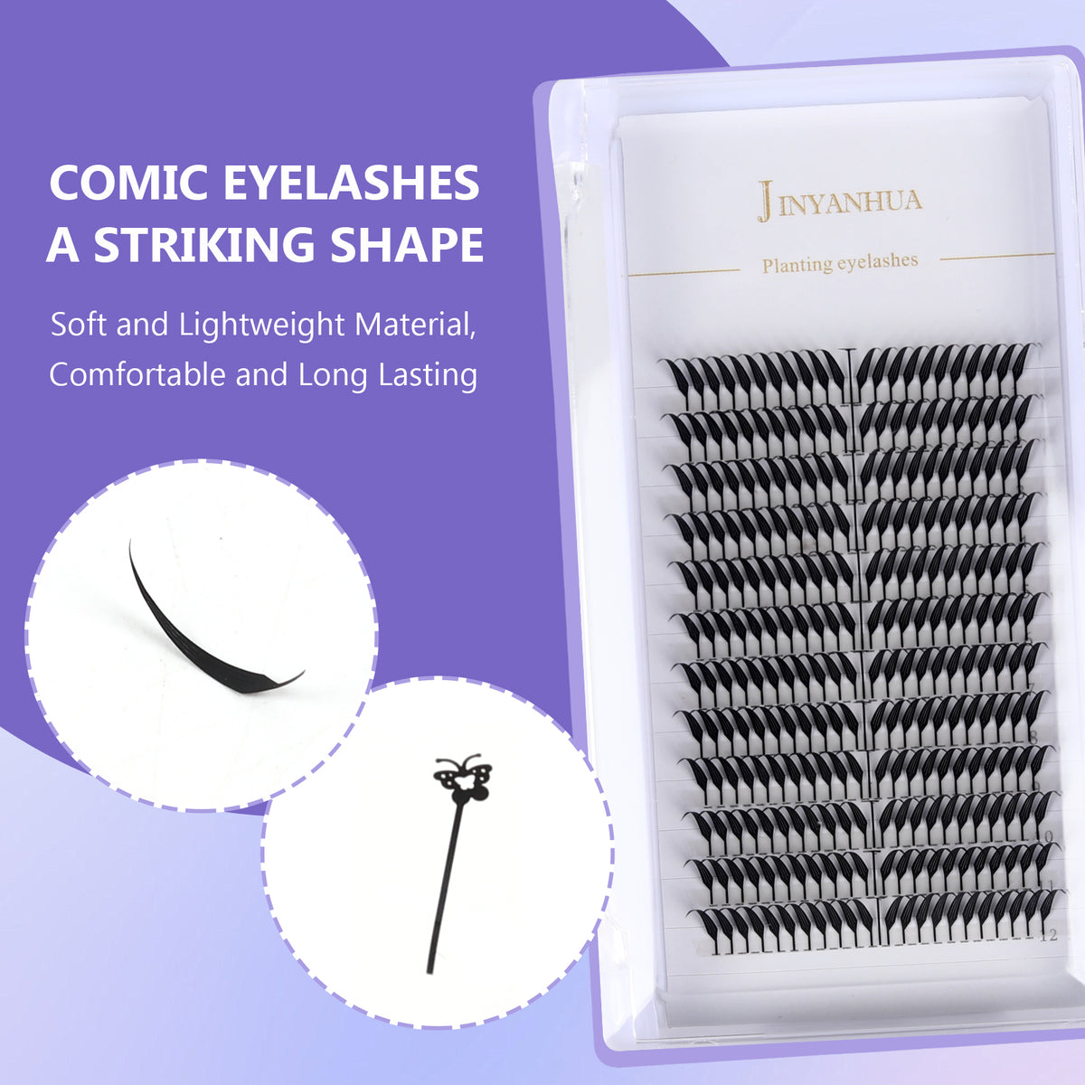 JINYANHUA Laser Print-Spire Butterfly