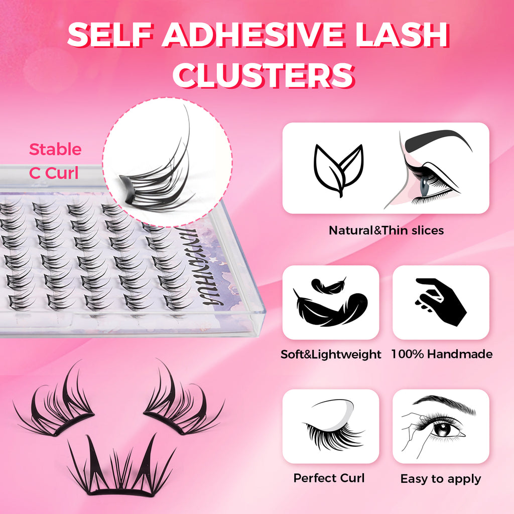 JINYANHUA Self-Stick Lashes - Little Deer Lash
