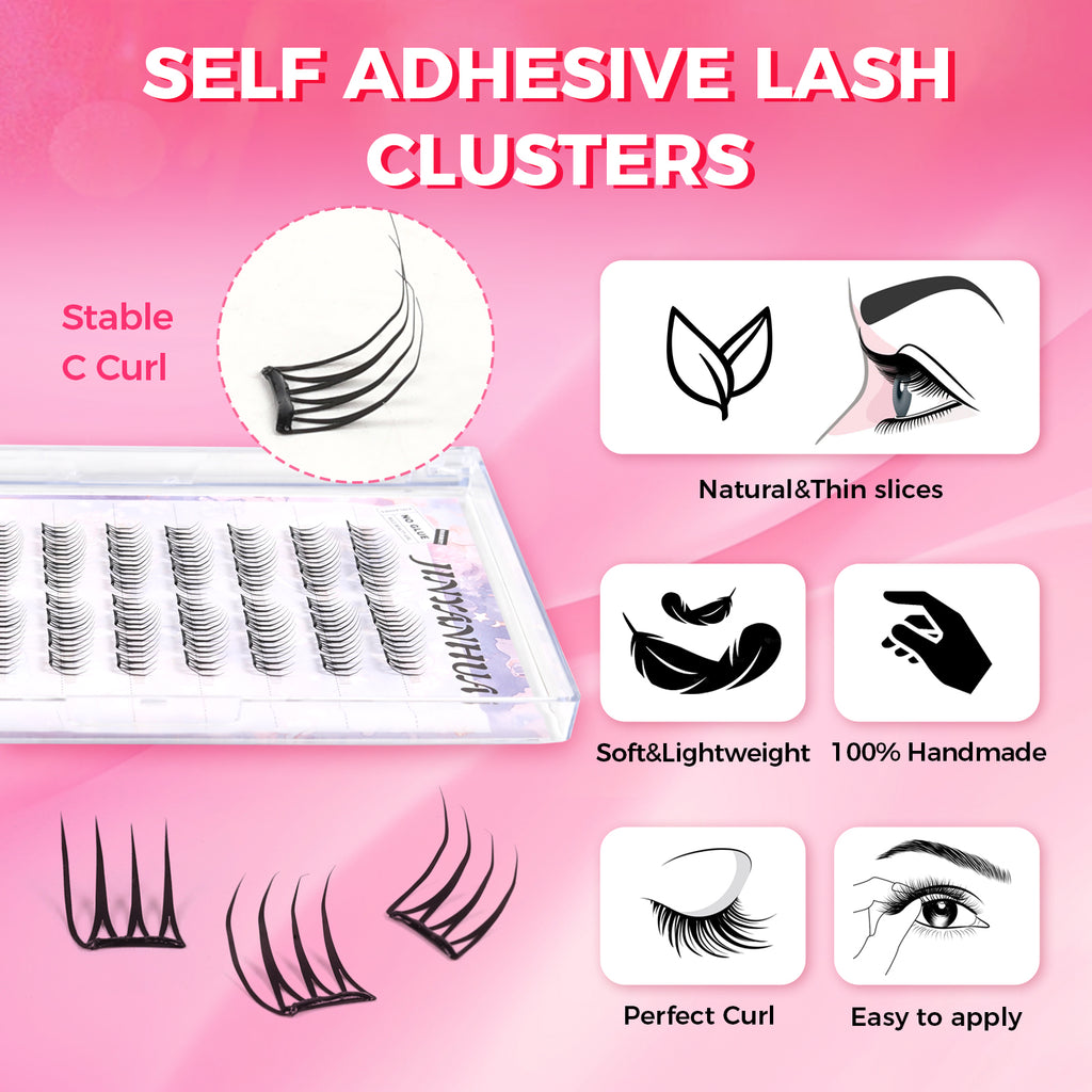 JINYANHUA Self-Stick Lashes - Girl Group 3.0