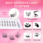 JINYANHUA Self-Stick Lashes - Girl Group 3.0