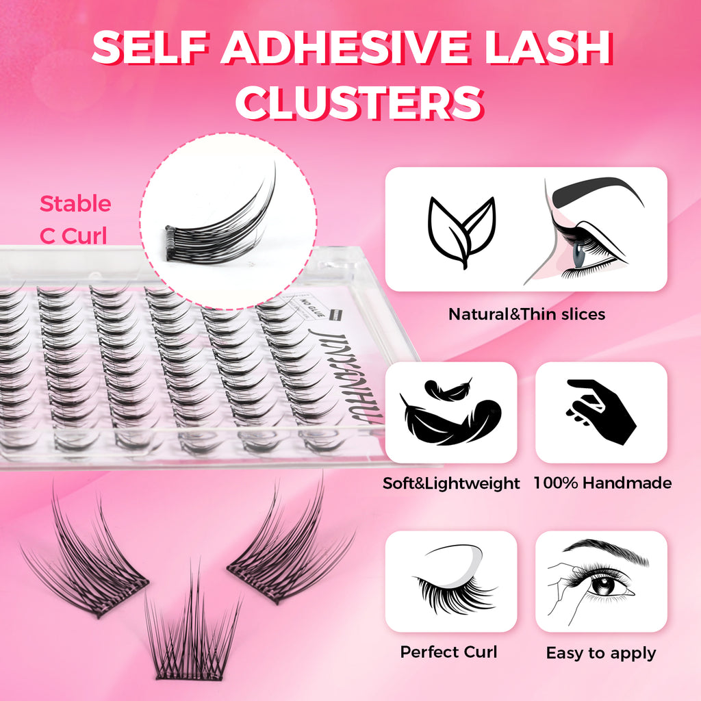 JINYANHUA Self-Stick Lashes - Guppy