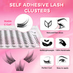 JINYANHUA Self-Stick Lashes - Guppy