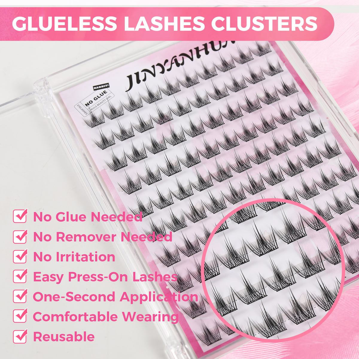 JINYANHUA Self-Stick Lashes - Guppy