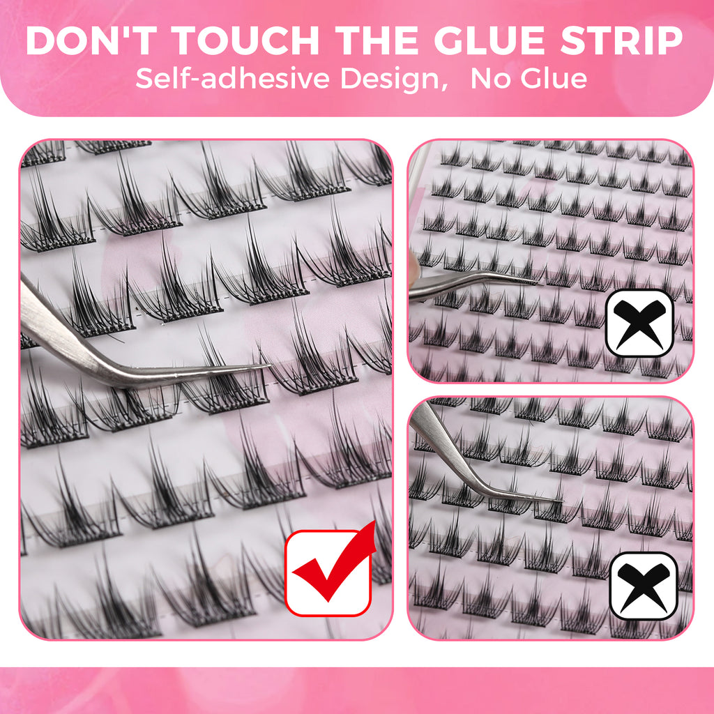 JINYANHUA Self-Stick Lashes - Guppy
