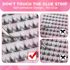 JINYANHUA Self-Stick Lashes - Guppy