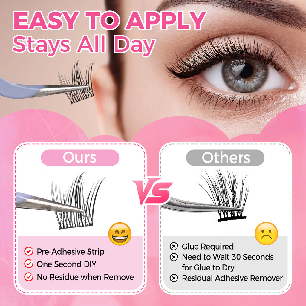 JINYANHUA Self-Stick Lashes - Guppy