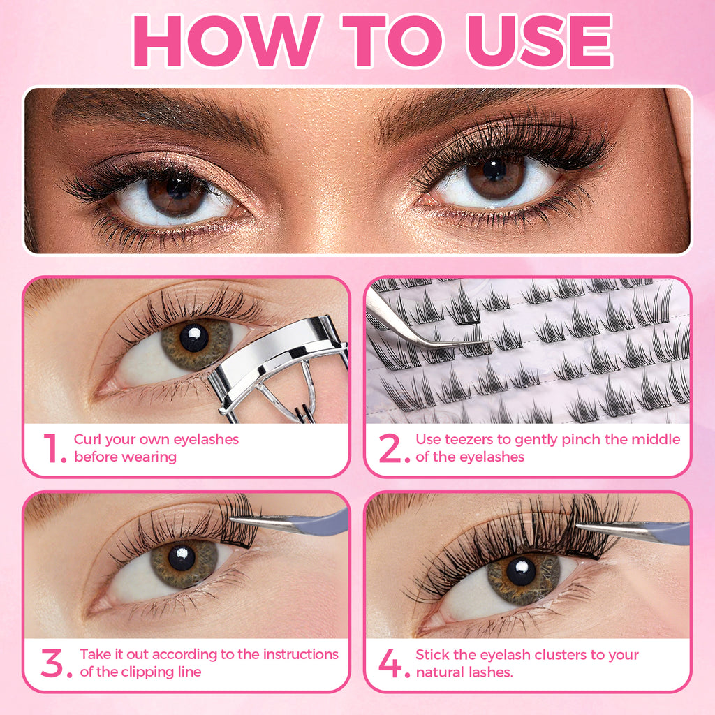JINYANHUA Self-Stick Lashes - Princess Cat