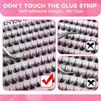 JINYANHUA Self-Stick Lashes - Snowflake