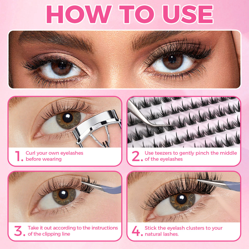 JINYANHUA Self-Stick Lashes - Snowflake