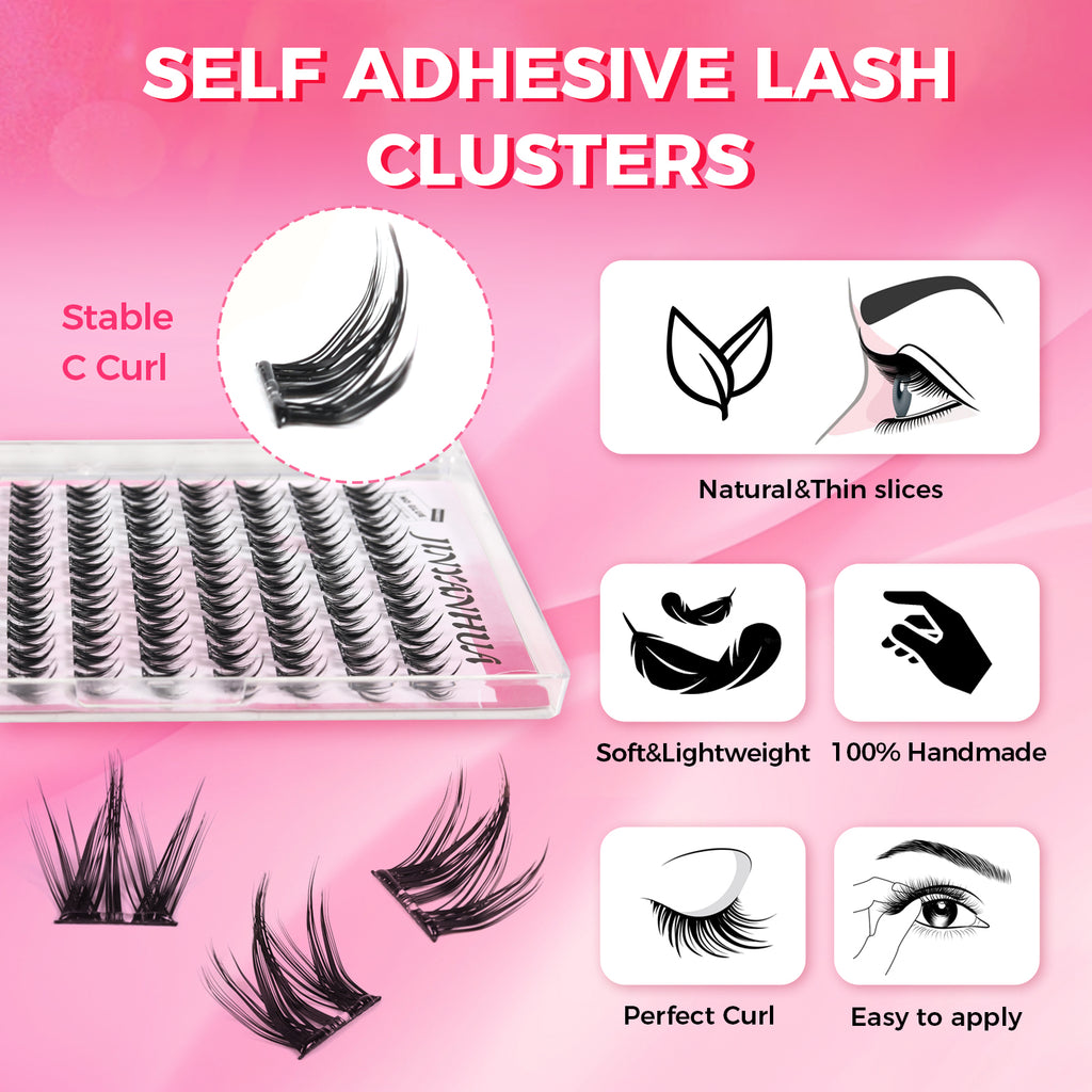 JINYANHUA Self-Stick Lashes - Dog Style