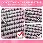 JINYANHUA Self-Stick Lashes - Dog Style