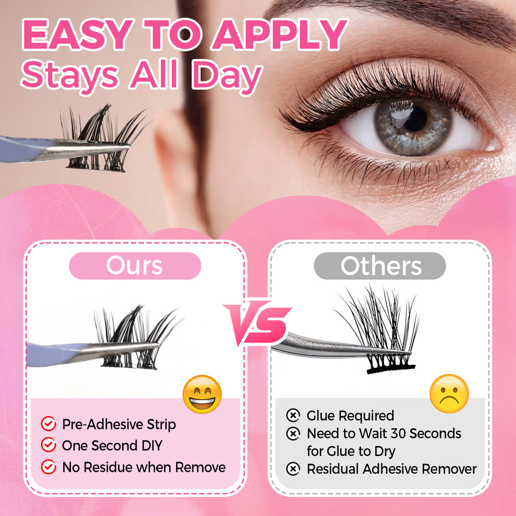 JINYANHUA Self-Stick Lashes - Dog Style