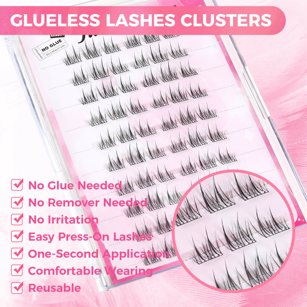 JINYANHUA Self-Stick Lashes - Double-Point Sunflower