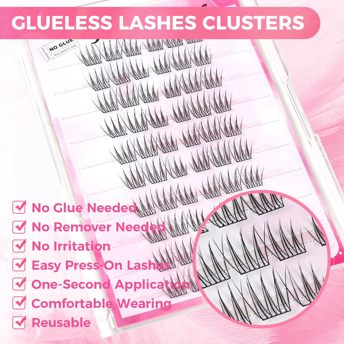 JINYANHUA Self-Stick Lashes - Idol