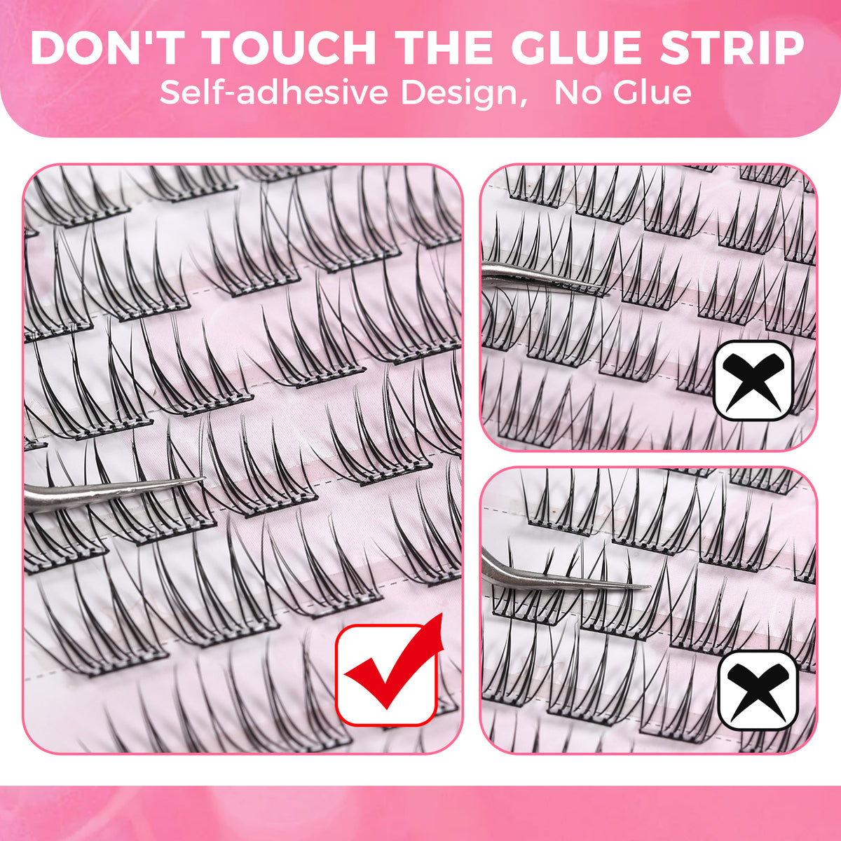 JINYANHUA Self-Stick Lashes - Idol