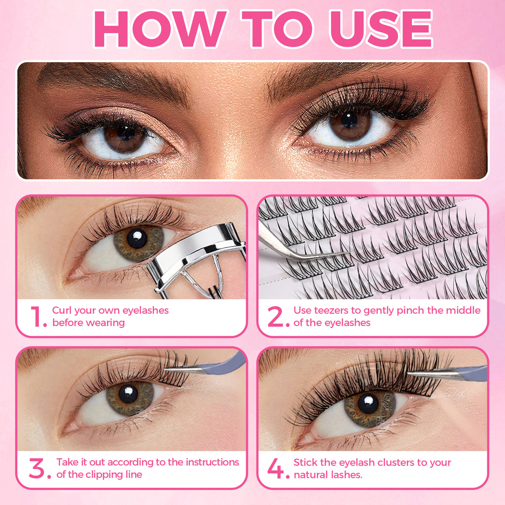 JINYANHUA Self-Stick Lashes - Idol