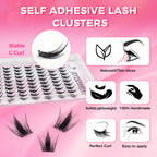 JINYANHUA Self-Stick Lashes - Electric Eye Girl