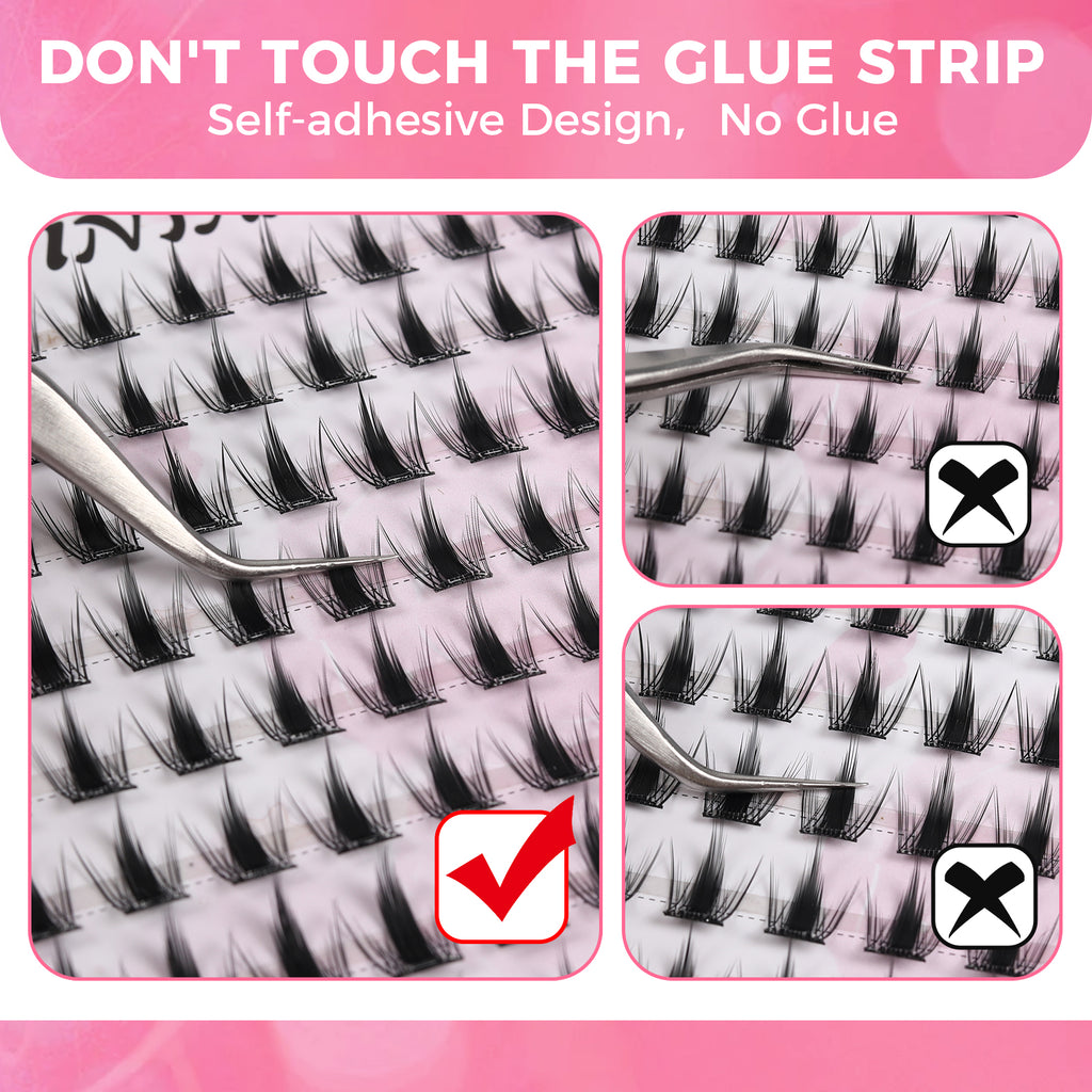 JINYANHUA Self-Stick Lashes - Electric Eye Girl