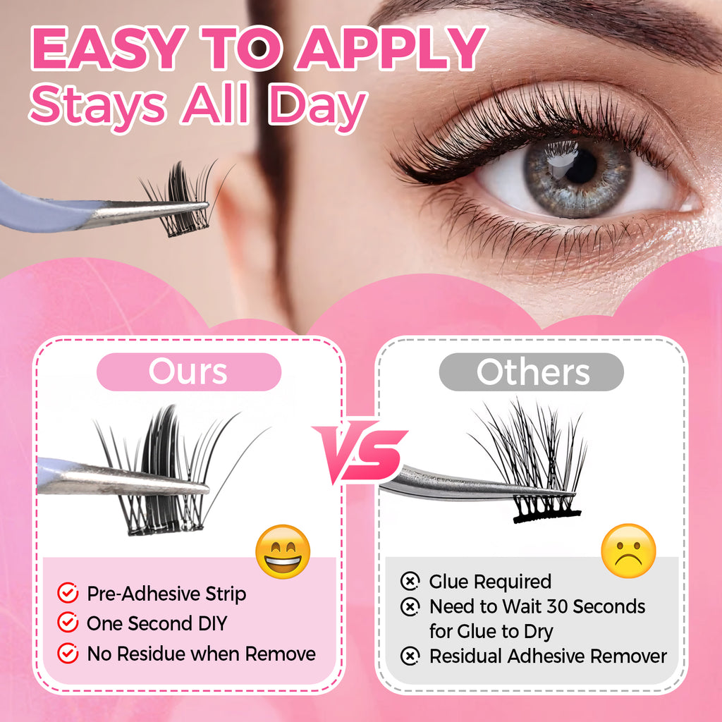 JINYANHUA Self-Stick Lashes - Electric Eye Girl