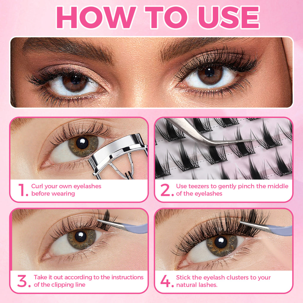 JINYANHUA Self-Stick Lashes - Electric Eye Girl