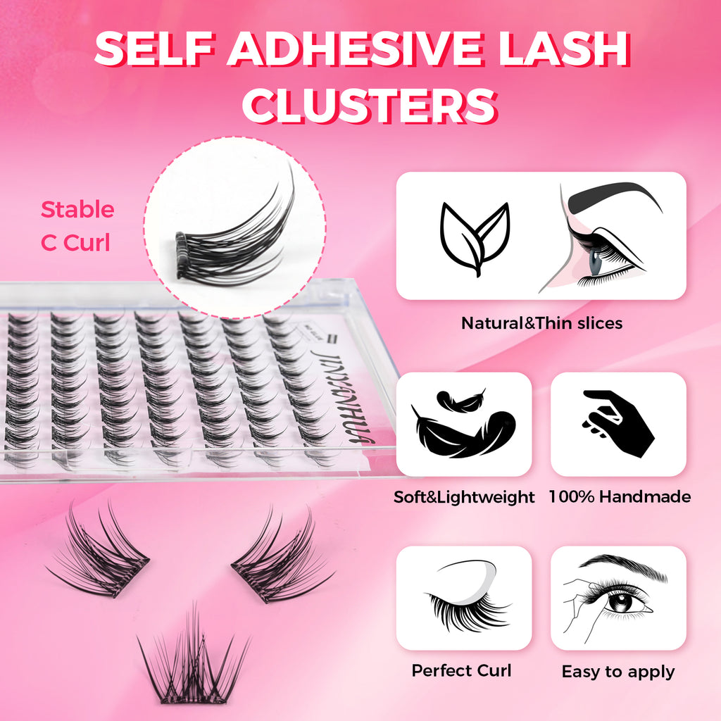 JINYANHUA Self-Stick Lashes - Girl Heart