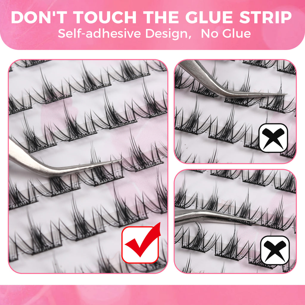 JINYANHUA Self-Stick Lashes - Girl Heart