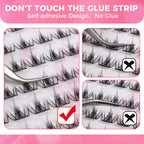 JINYANHUA Self-Stick Lashes - Girl Heart