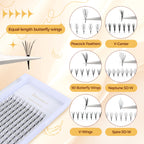 JINYANHUA Laser Print-Equal Length Butterfly Wing
