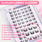 JINYANHUA Self-Adhesive Eyelashes - Wind Chime