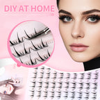 JINYANHUA Pink Laser Card-Dense Little Deer Eyelashes
