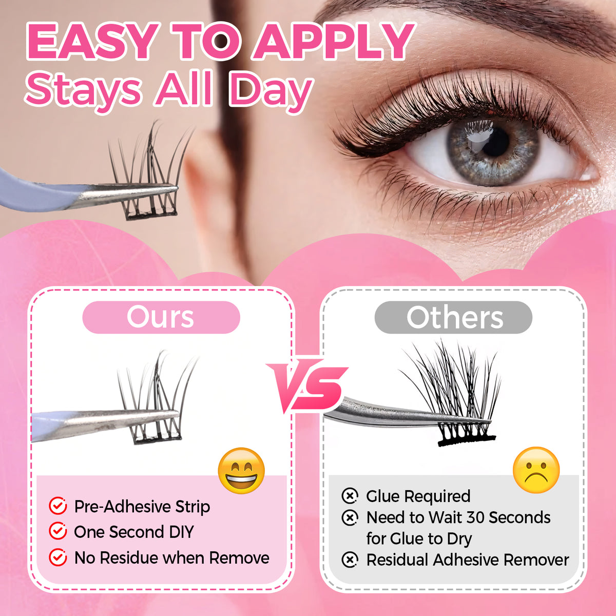 JINYANHUA Self-Stick Lashes - Sunflower