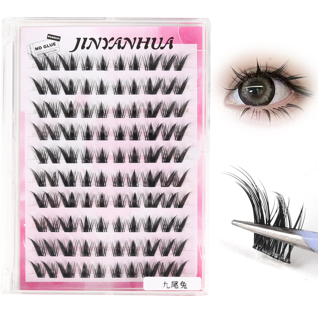 JINYANHUA Self-Stick Lashes - Nine-Tail Rabbit