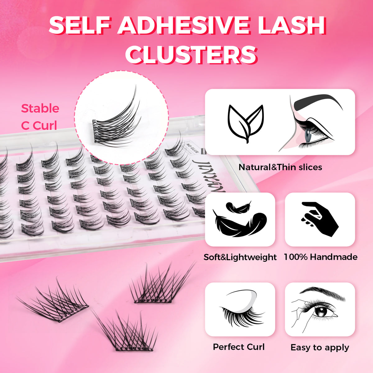 JINYANHUA Self-Stick Lashes - Sister Su