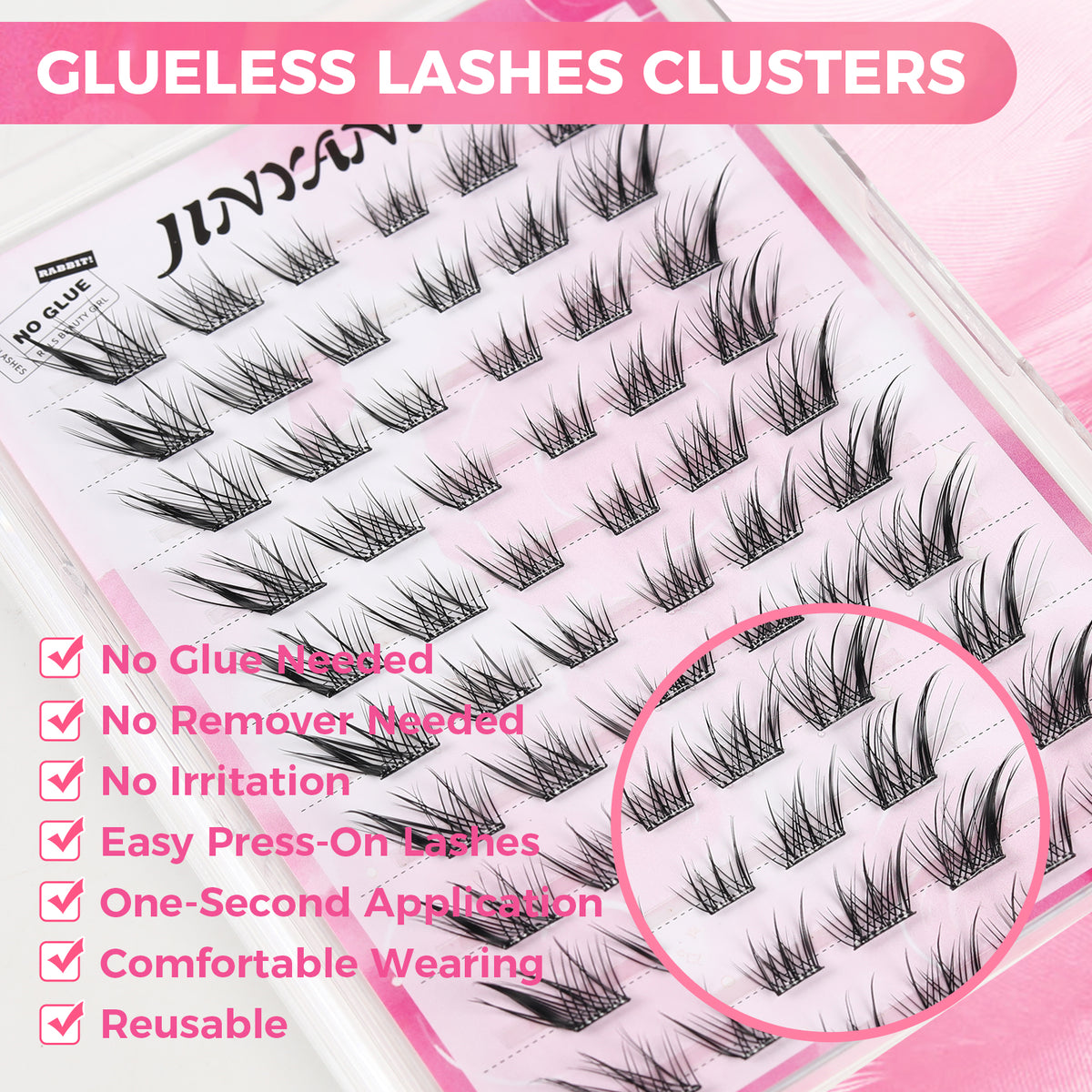 JINYANHUA Self-Stick Lashes - Sister Su