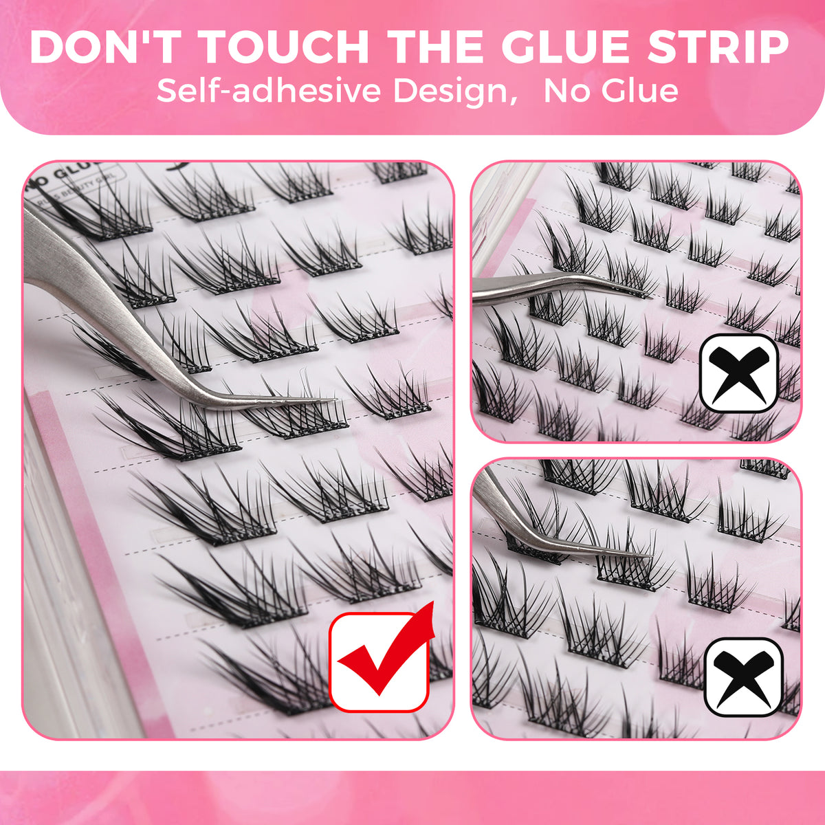 JINYANHUA Self-Stick Lashes - Sister Su