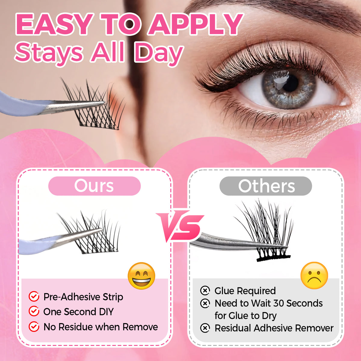 JINYANHUA Self-Stick Lashes - Sister Su