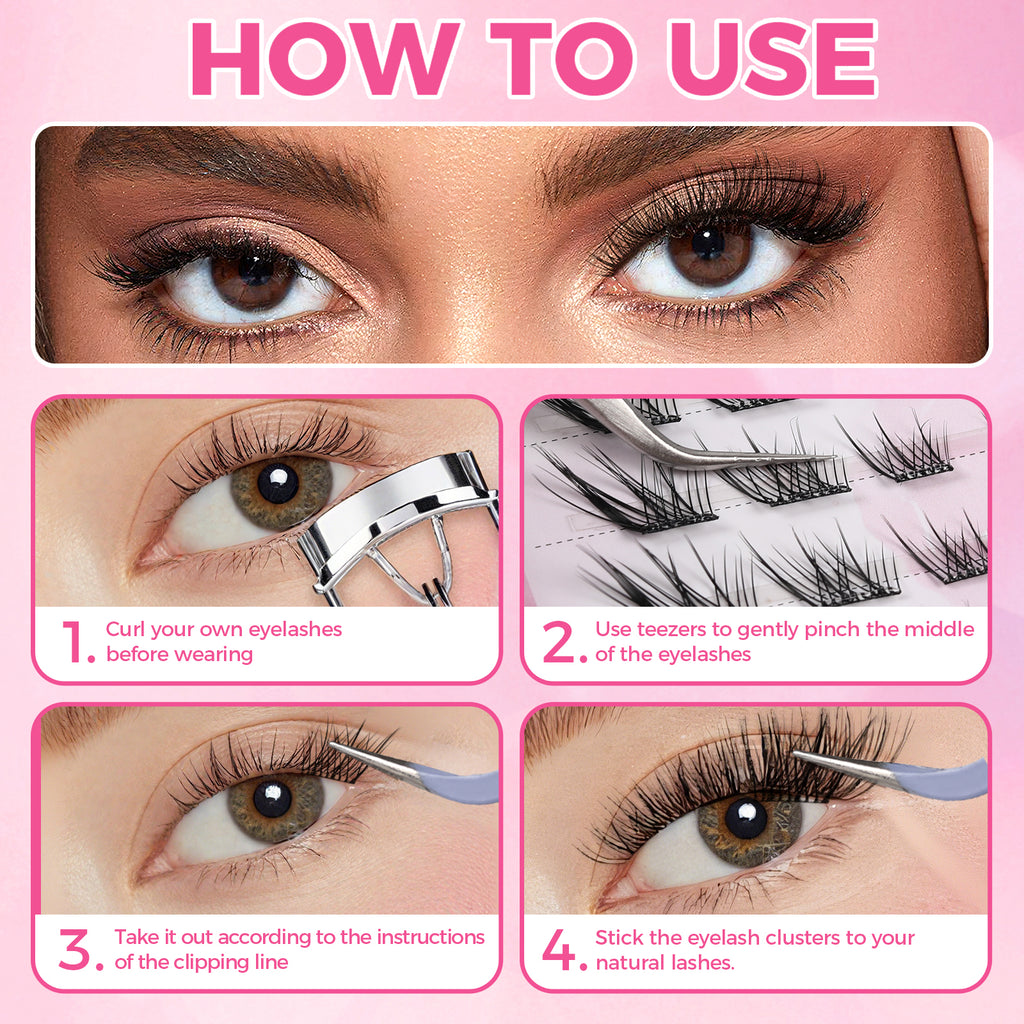 JINYANHUA Self-Stick Lashes - Sister Su