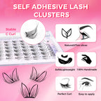 JINYANHUA Self-Stick Lashes - Sea Orchid