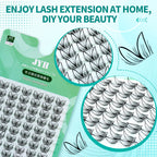 JINYANHUA Green Laser Card-Sea Blue Flower