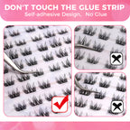 JINYANHUA Self-Adhesive Eyelashes - Little Daisy