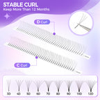 JINYANHUA 8-15mm Mixed Long Stems 0.07mm 3D Large Capacity