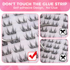 JINYANHUA Self-Stick Lashes - Dandelion