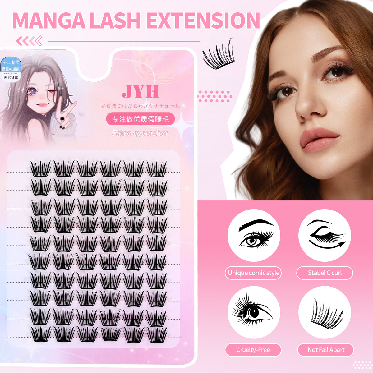 JINYANHUA Pink Laser Card-Girl Group