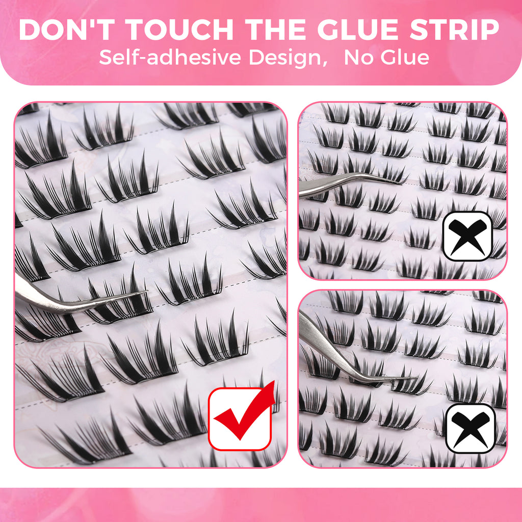 JINYANHUA Self-Stick Lashes - Little Hyacinth