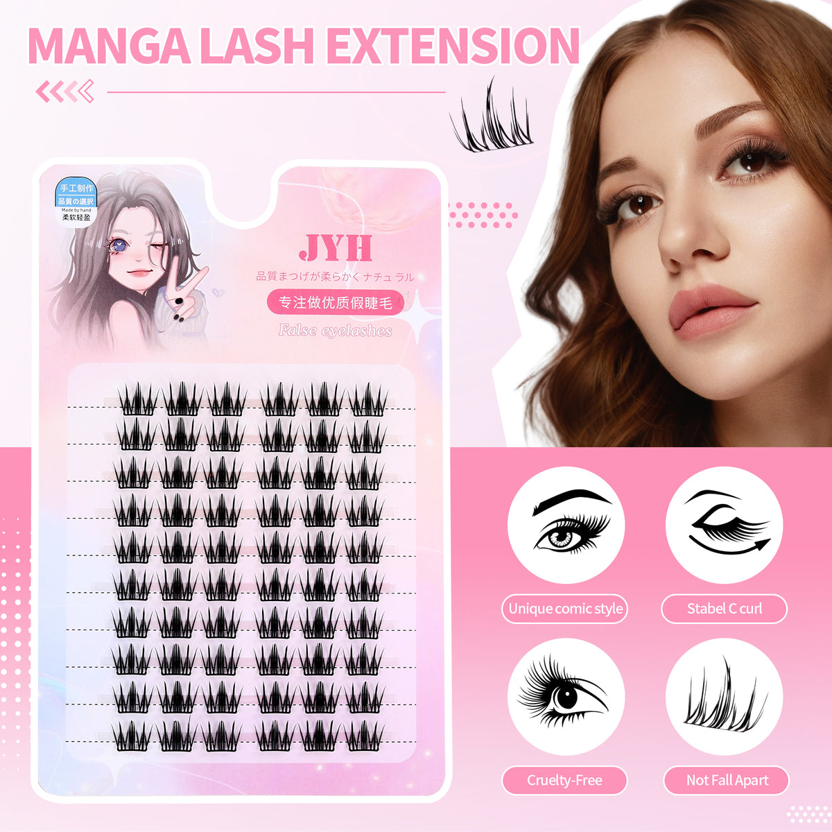 JINYANHUA Pink Laser Card-Fire Tassel