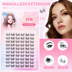 JINYANHUA Pink Laser Card-Dense Little Deer Eyelashes