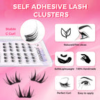 JINYANHUA Self-Stick Lashes - Dense Little Deer Lash