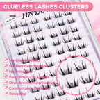 JINYANHUA Self-Stick Lashes - Dense Little Deer Lash