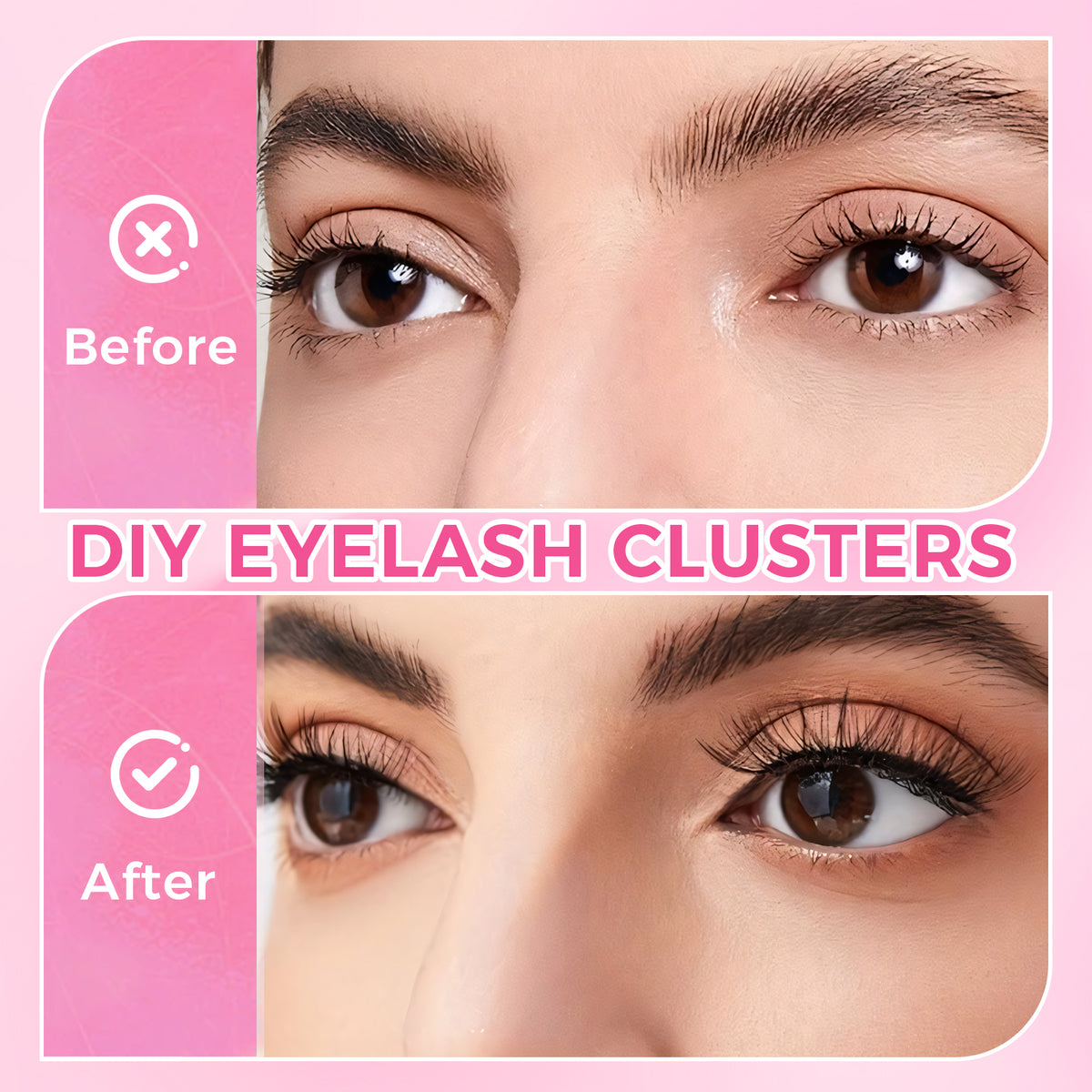 JINYANHUA Self-Stick Lashes - Dense Little Deer Lash
