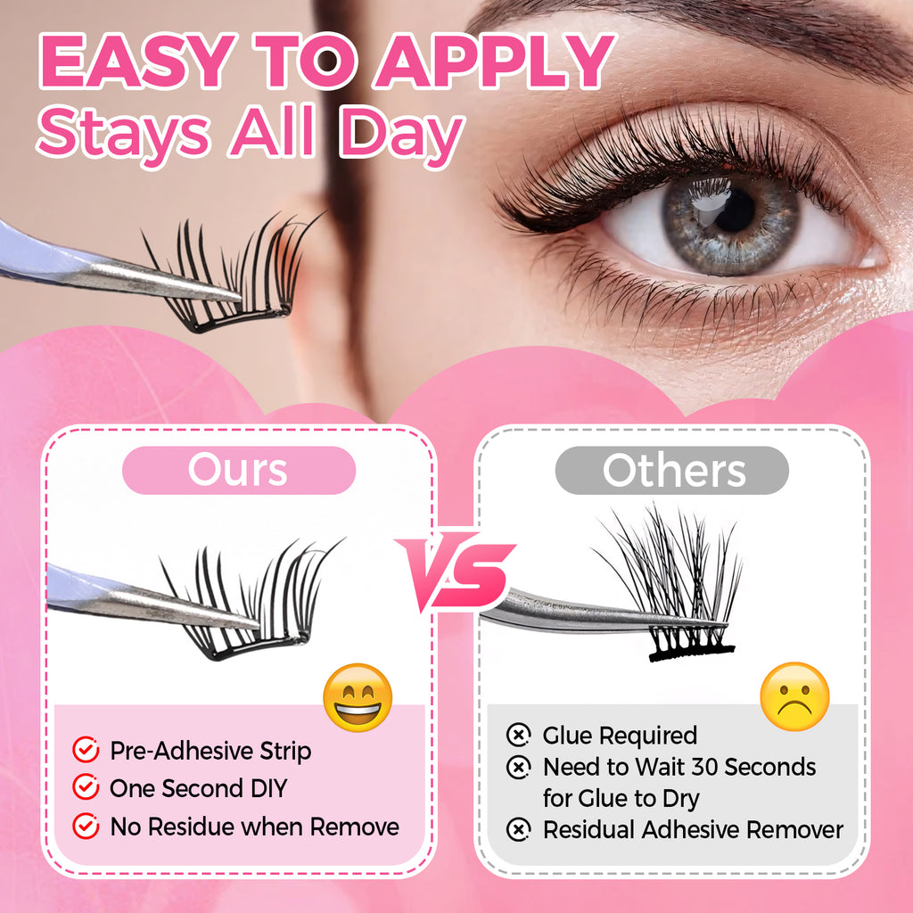 JINYANHUA Self-Stick Lashes - Dandelion